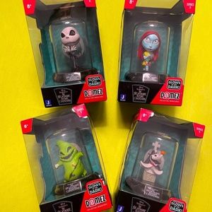 *NIB* Domes Nightmare Before Christmas Series 5 Set Glow in the Dark
